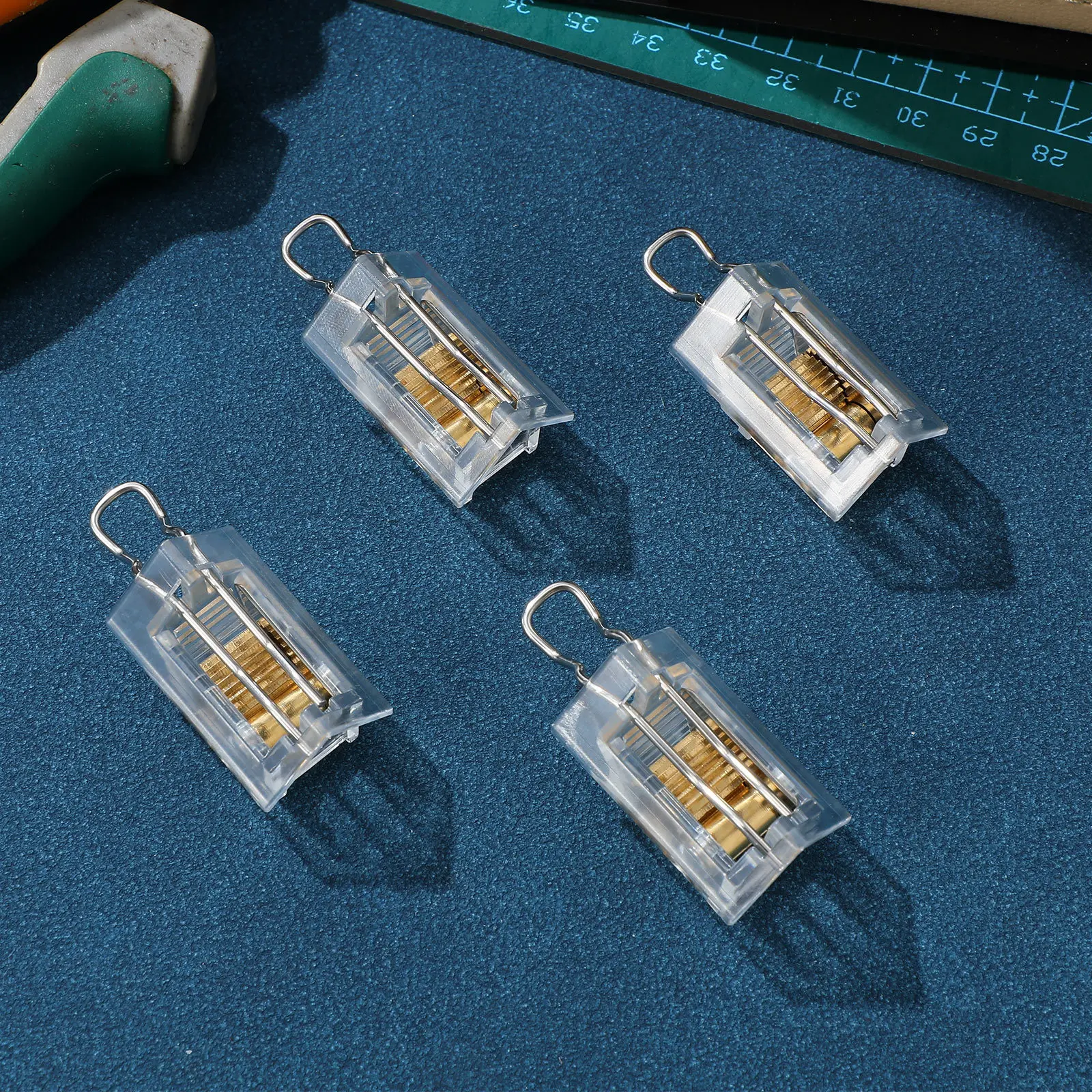 

4pcs Venetian Blind Cord Locks Lightweight Hardware Smooth Surface Easy Storage Long Term Use Home Window Blind