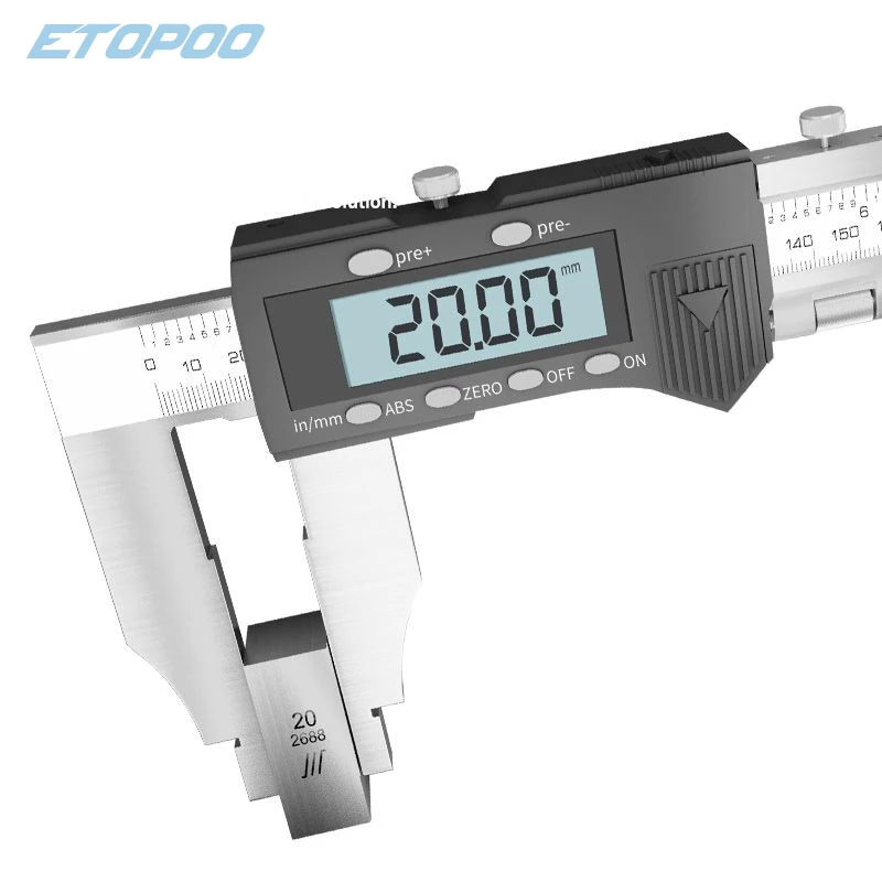 Electronic Digital Vernier Calipers 0-500mm 0.01mm  Stainless Steel Large Range Caliper Gauge Tool