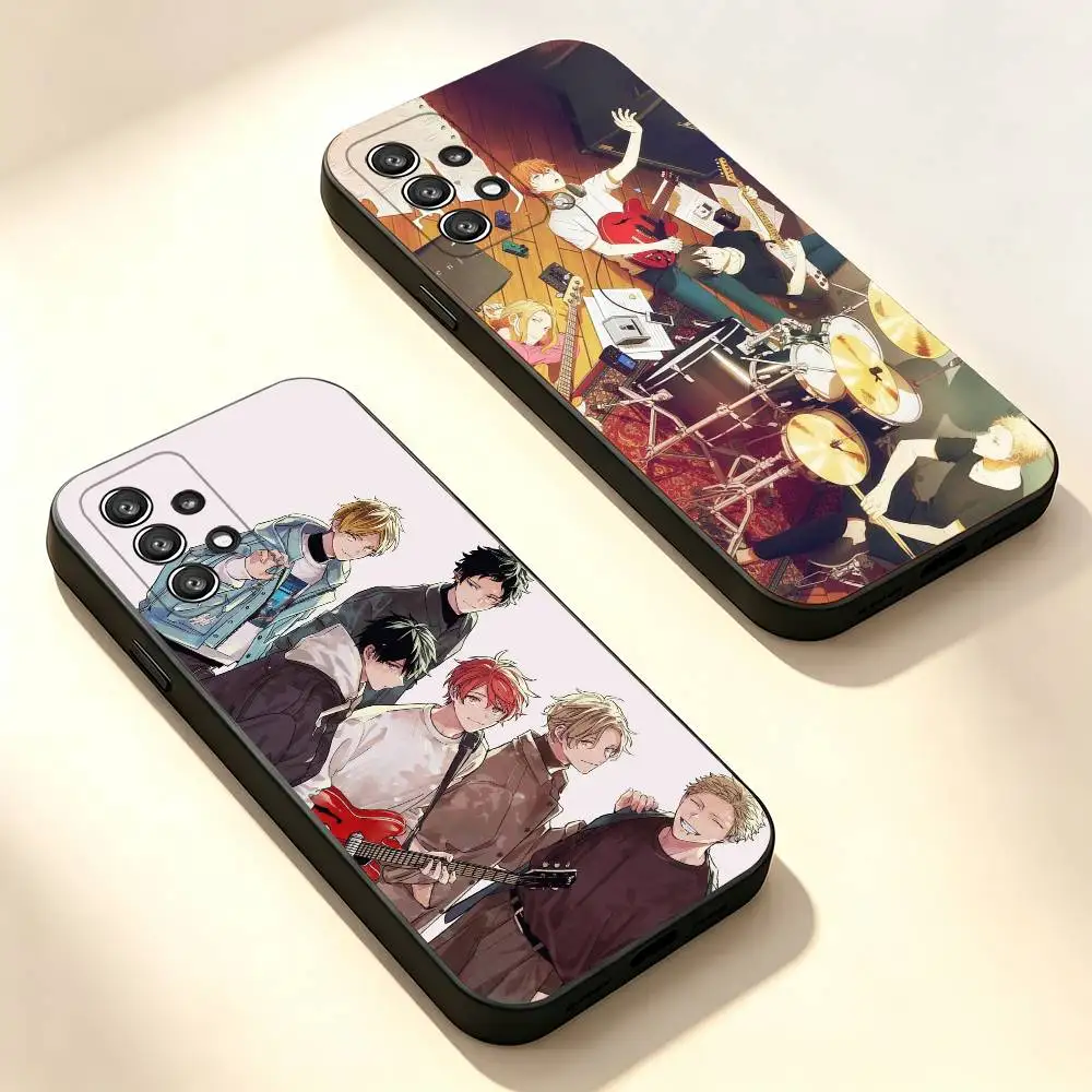 Anime G-GivenS Fashion Black Soft Protective Case For Samsung S10,20,21,22,23,24,25,30 Ultra Plus FE Lite