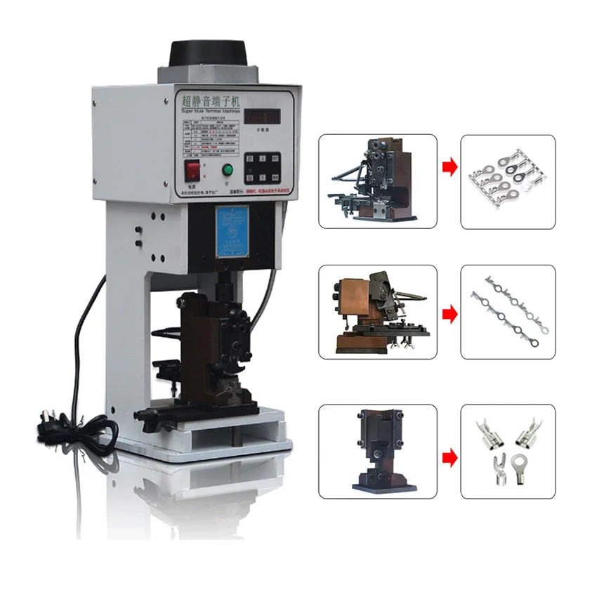 جديد 1.5T 2.5T عالية السرعة كتم محطات الأسلاك منخفضة الضوضاء آلة العقص التلقائي كابل مسطح المكشكش دعم موصلات متعددة