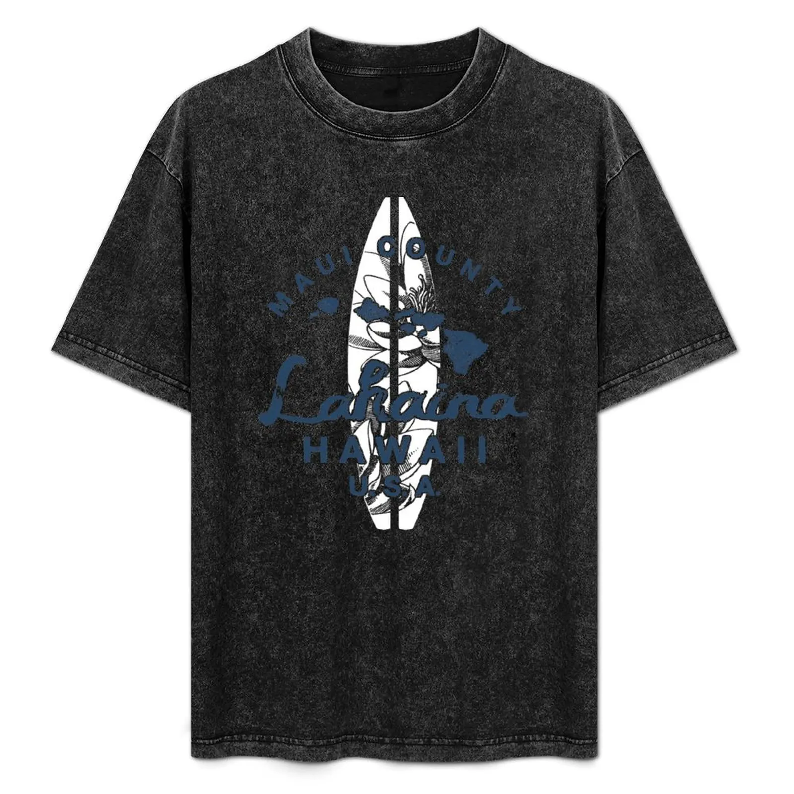 

Lahaina Hawaii Maui Hawaiian Surfing Vintage T-Shirt Casual Trendy Short Sleeve T-Shirt