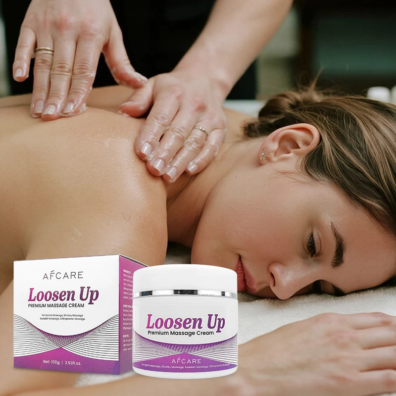 Soothing Lavender Body Massage Cream 30g Moisturizing Relax & Recovery Formula for Dry Sensitive Skin - Loose up Lotion