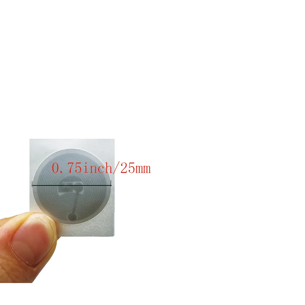 10pcs/Lot NFC 213 25mm NFC Stickers ISO14443A 13.56MHz Universal Label Tags and All NFC Phones ﻿