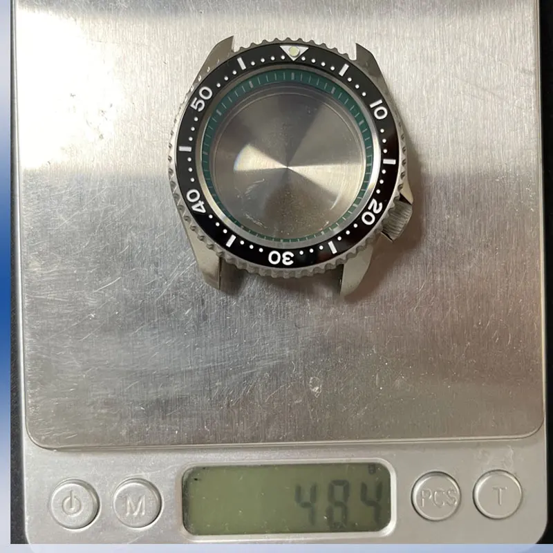 Watch Modify Parts 44.3mm Titanium SKX007 Watch Case Ceramic Bezel Sapphire Glass 20Bar Suitable For NH35/36 Movement