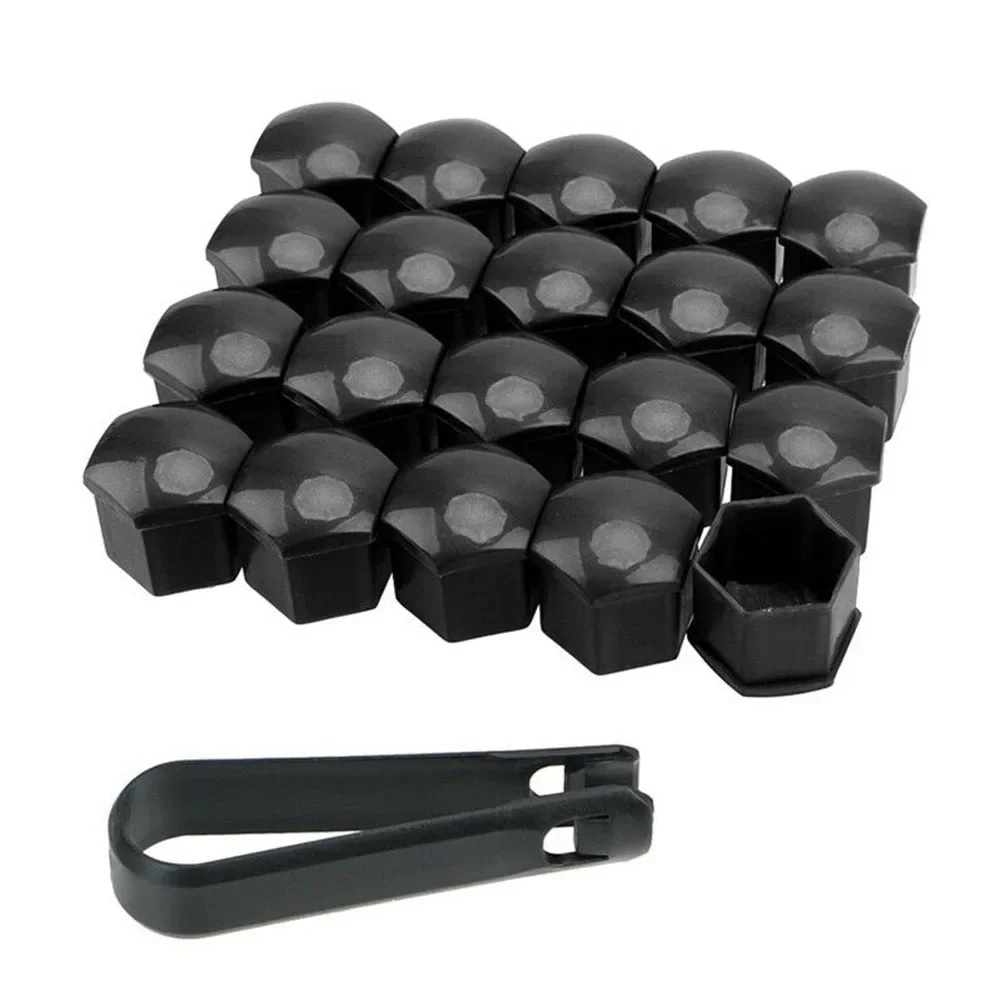 Wheel Nut Bolt Cap 20pcs Car Hub Screw Cover Wheel Nut Cap Bolt Rims Nuts+ Remova Tool for Protection and Decoration