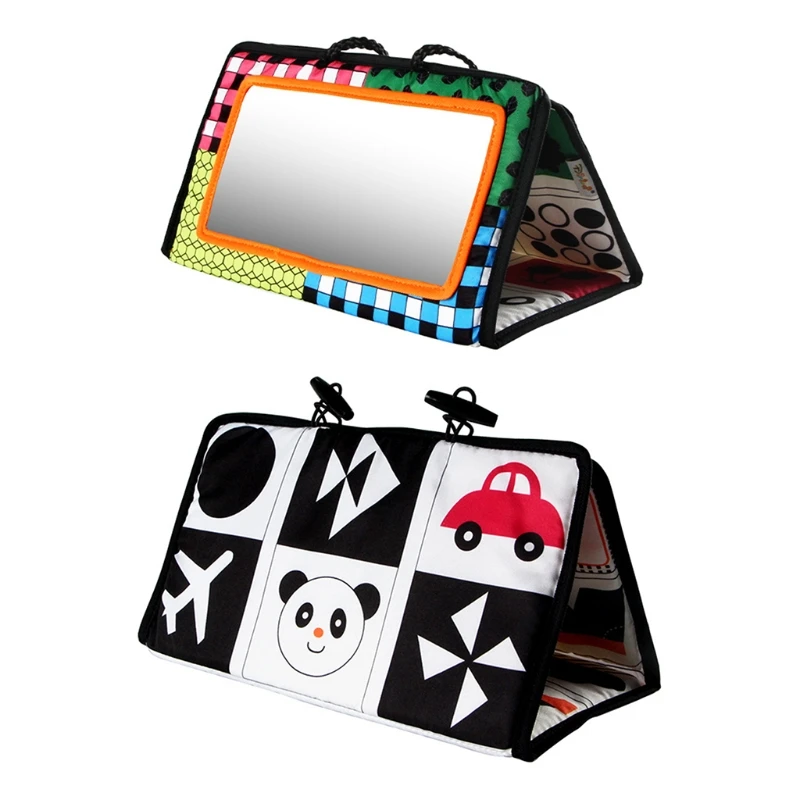 Baby Rear Facing Mirror Cloth Book Car Back for SEAT Rearview Mirror Car Safety Kids  Hanging Pendant