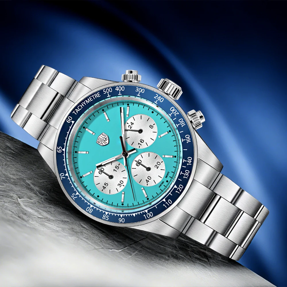 vk63/クロノグラフ/ROLLS TIMI 2026 ROLLS TIMI Men's Watches Top VK63 Men's Chronograph Luxury