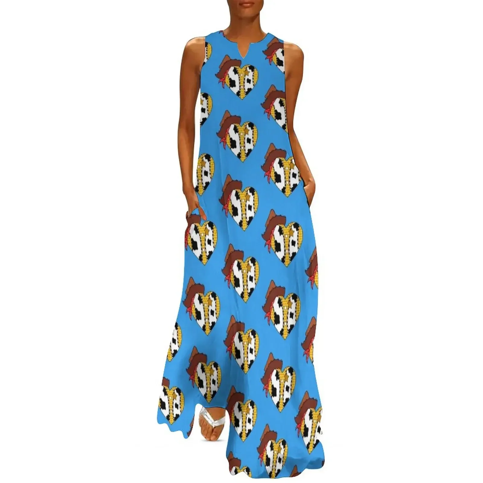 

A Woody Heart Long Dress luxury evening dresses for women 2025 Women's evening dress summer women's suit Casual dresses Dress