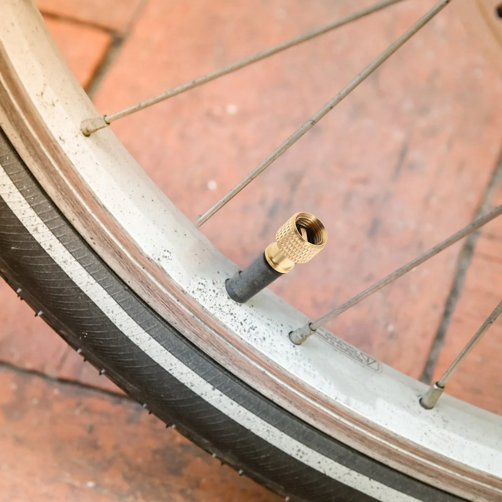 

3Pcs Copper Presta to Valve Adapter Professional Bike Pump Accessories Quick Inflation Road Mountain Hybrid Bicycle