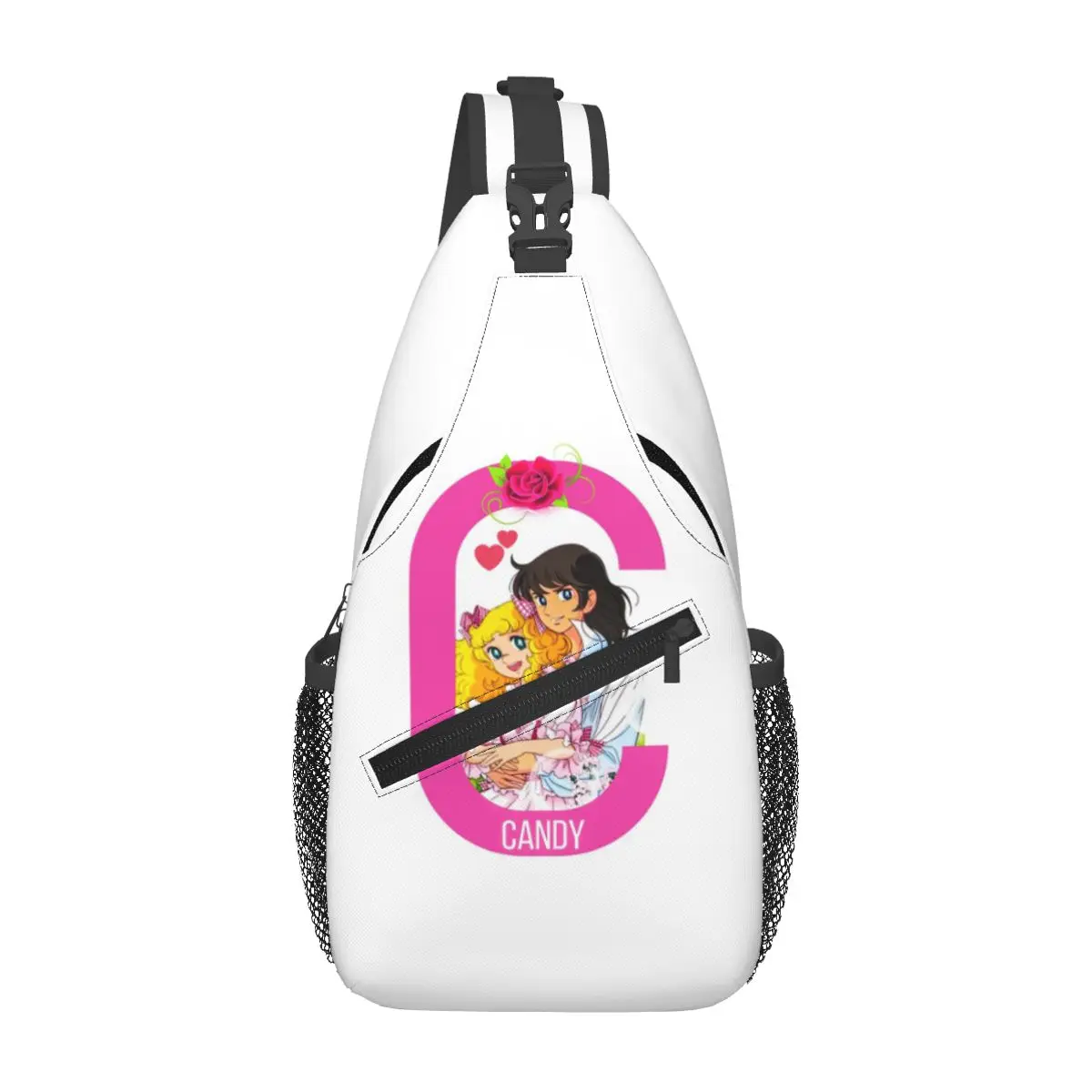 

Cute Girl And Amp Boy Candy Candy And Terry Anime Manga Chest Bag Men Sling Crossbody Backpack Chest Bag Daypack Shoulder Bag