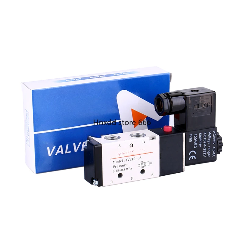 Solenoid valve 4110-06 4V210-08 4V310-10 two-position five-way directional valve pneumatic valve