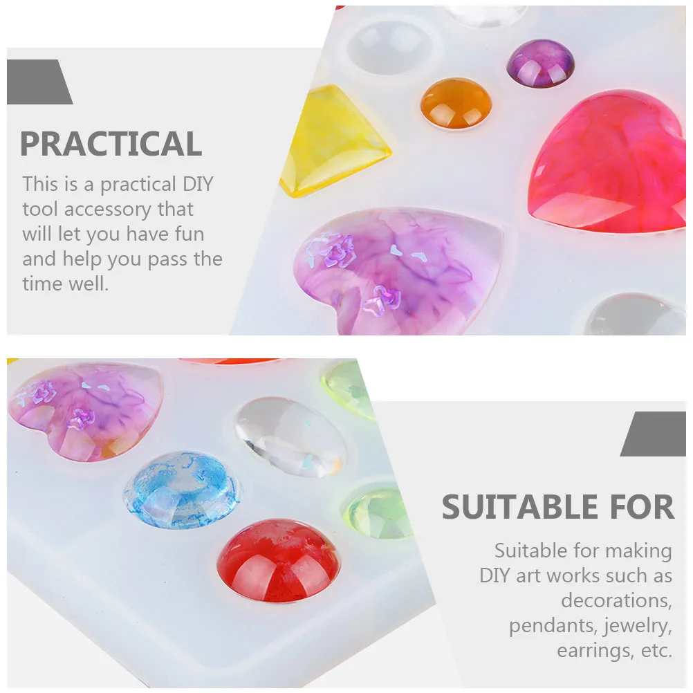 

Silicone Jewelry Pendant Mold Creative Geometric Design DIY Earring Making Mold Charm Craft Decoration Mould Pendant DIY Molds