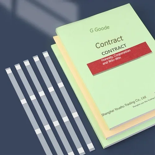 Imagen 2 del producto Juego de tiras de fusión en caliente, máquina de encuadernación de pegamento de 2-36mm, película para contrato, sello de sobre, suministro de oficina, 1 Juego