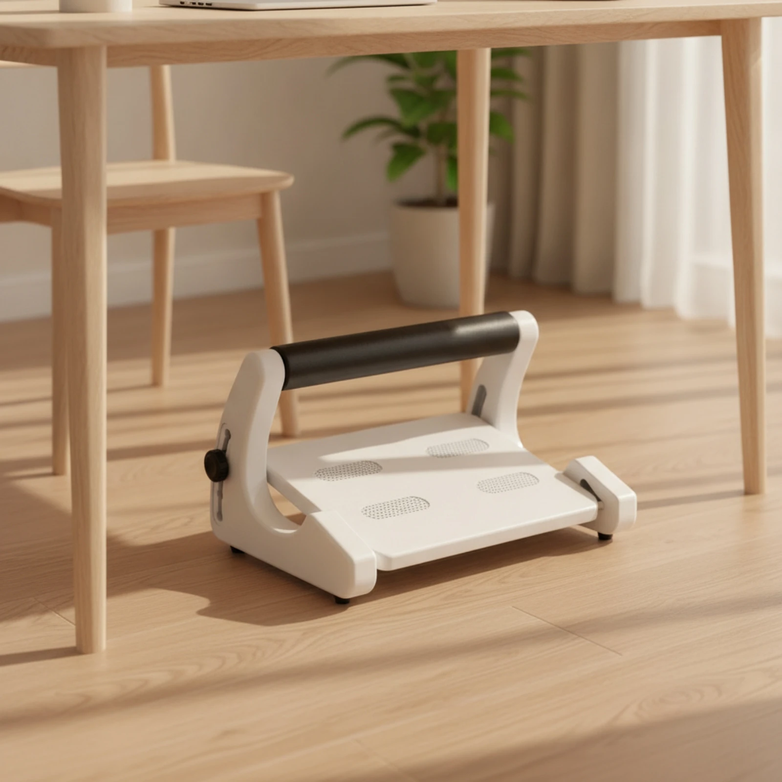 Under Desk Footrest Ergonomic Adjustable Footrest Office Chair Foot Rest Non-Slip for Telecommuting Workers