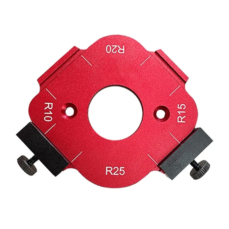 

Radius Jig Router Template 4 In 1 R10 R15 R20 R25 Multifunctional Accurate Aluminium Alloy Fast Locator R Angle Template