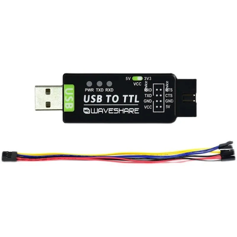 Imagem -05 - Módulo de Comunicação Serial Usb para Ttl Industrial Conversor Uart Sistema Múltiplo Compatível com Win7 3.3v 5v 300 Bps3 Mbps Ft232rl