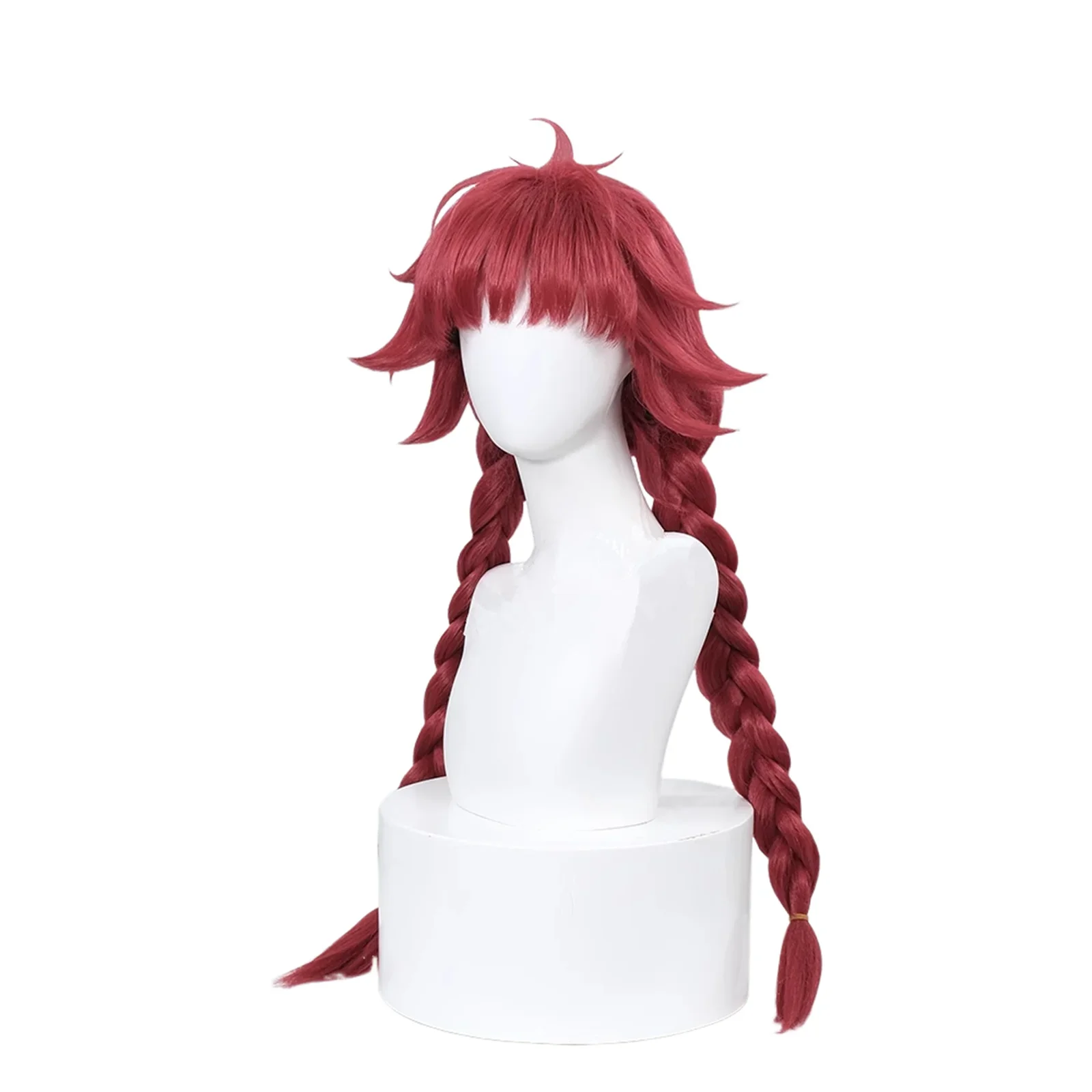 Bungo Strey 코스프레 가발, 루시 머드 몽고메리 내열성 합성 두피 헤어, 긴 스트레이트 할로윈 액세서리
