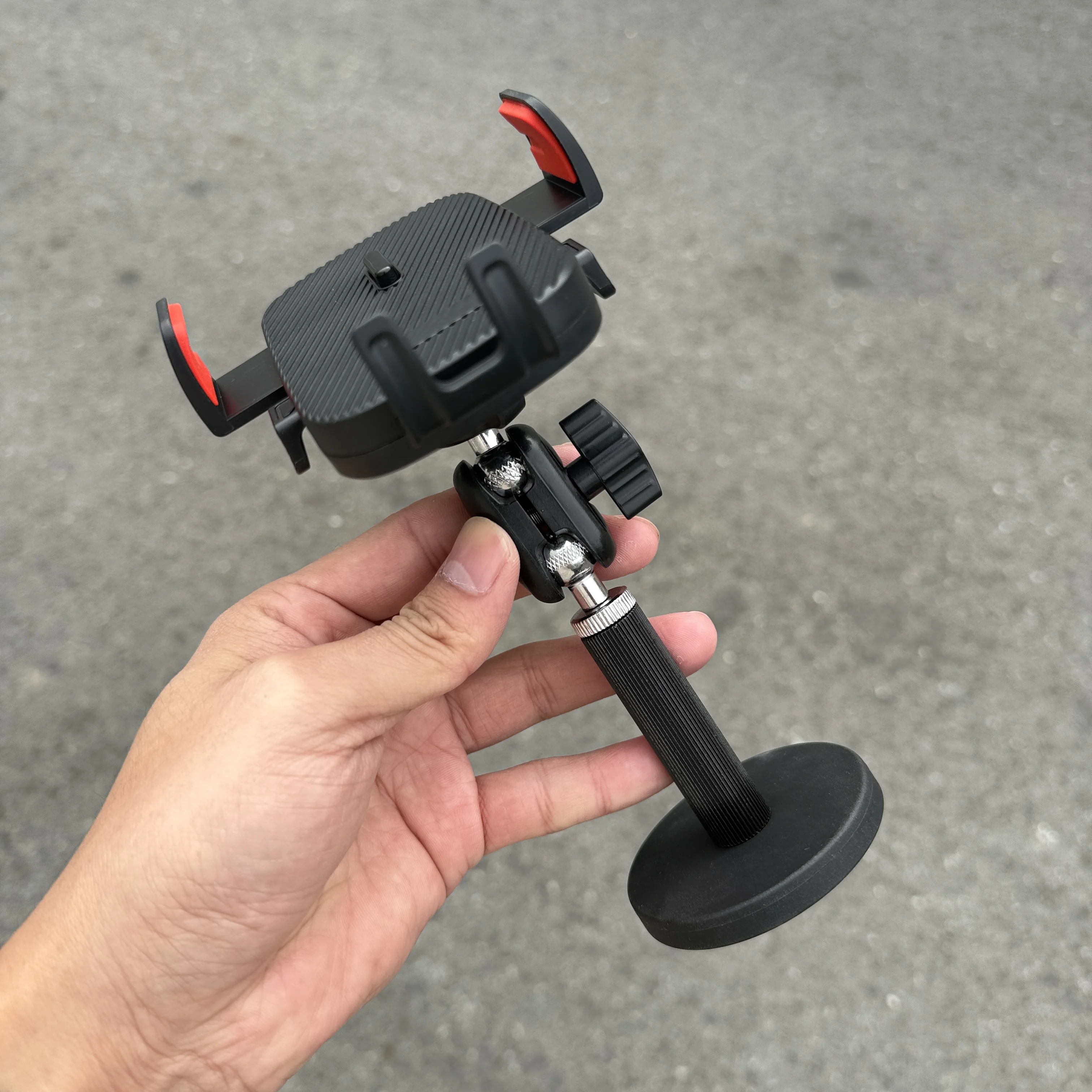 

Powerful magnet phone holder 360 pea pod aluminum alloy extension pole phone holder outdoor live streaming phone clip selfie cli