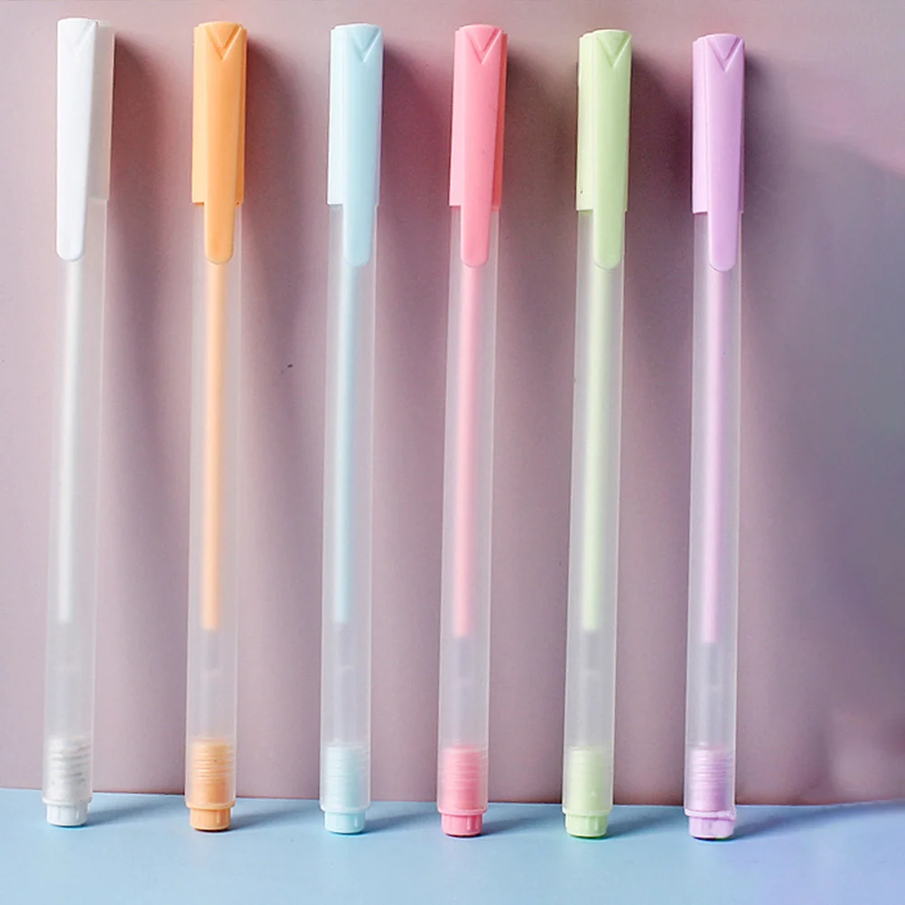 6 Pcs Adhesive Glue Pen DIY Accessories Multicolor Multi-color Plastic Sticks