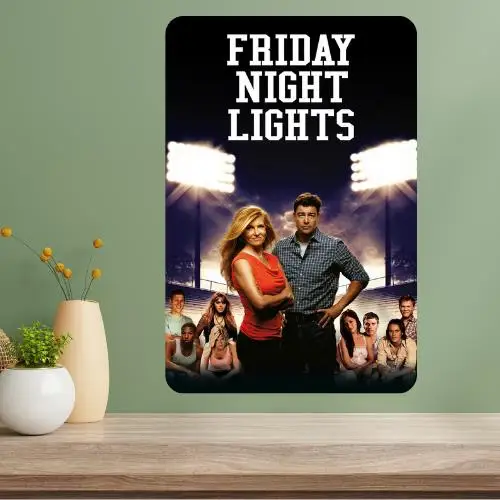 Friday Night Lights 1931 Metal TV Show Poster Sign