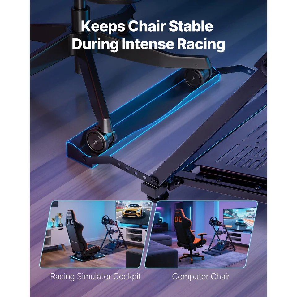 SucceBuy Racing Wheel Stand Adjustable Simulator Stand for