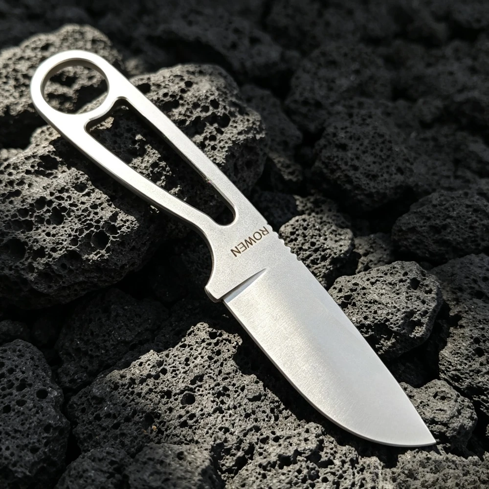 Utility Portable Kitchen Small Fruit Knife Multi-functional Outdoor Hiking Camping Fishing Durable Straight Knives with K Sheath