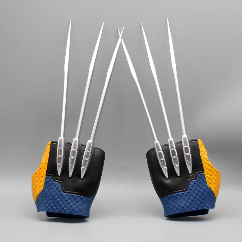 33cm Anime X-MEN Wolverine Claw Superhero Prop Action Figure Model Safety Peripheral Accessories Halloween Collection Toys Gift