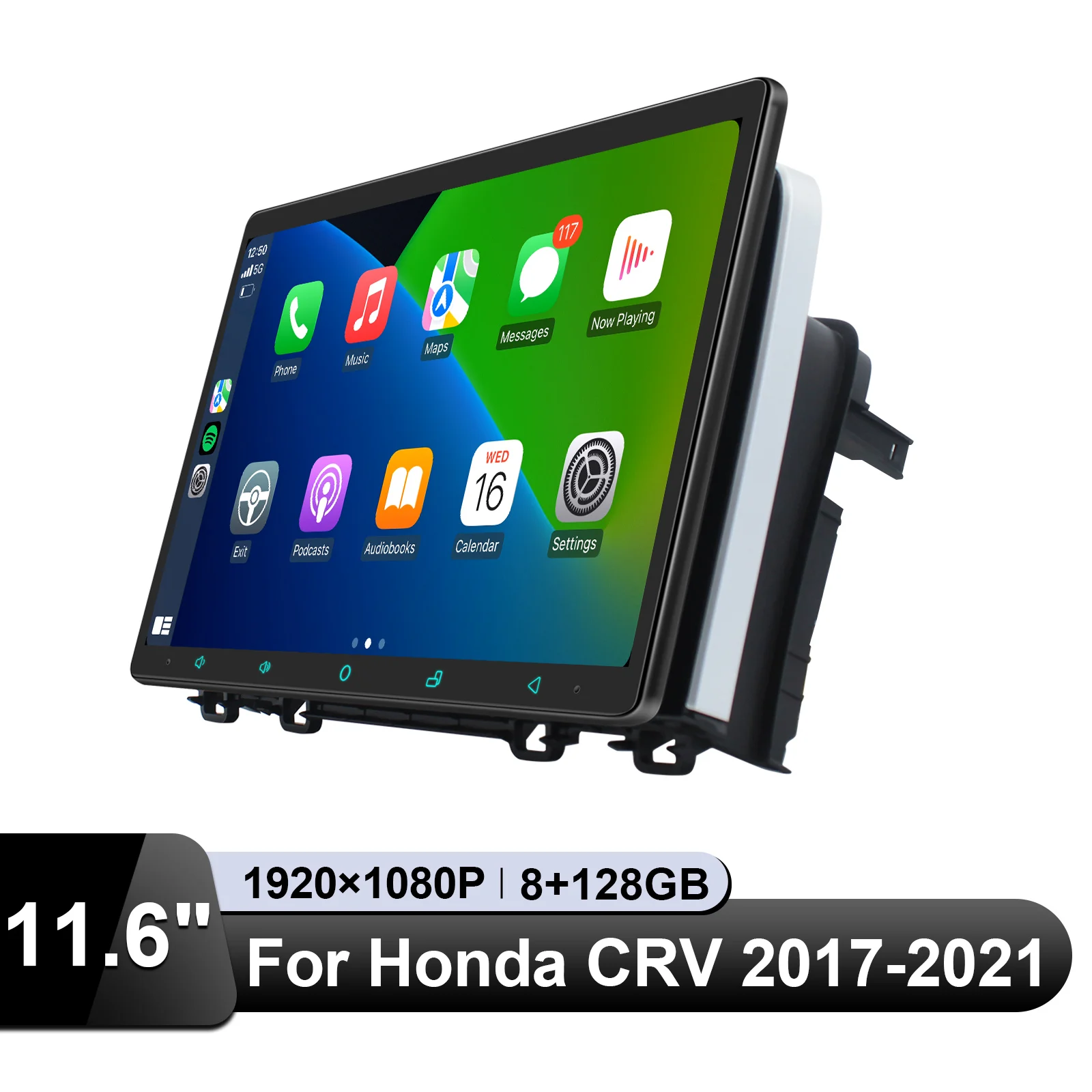 

Новинка от JOYING, 11,6 дюйма, Android 12, автомобильное радио, стерео, мультимедийная музыкальная система для Honda CRV CR-V 2017-2021, подключи и работай