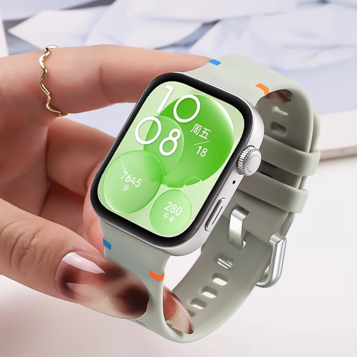 เคสแบบนิ่ม+สายซิลิโคนสำหรับนาฬ - Silicone Band Replacement บทวิจารณ์และราคา