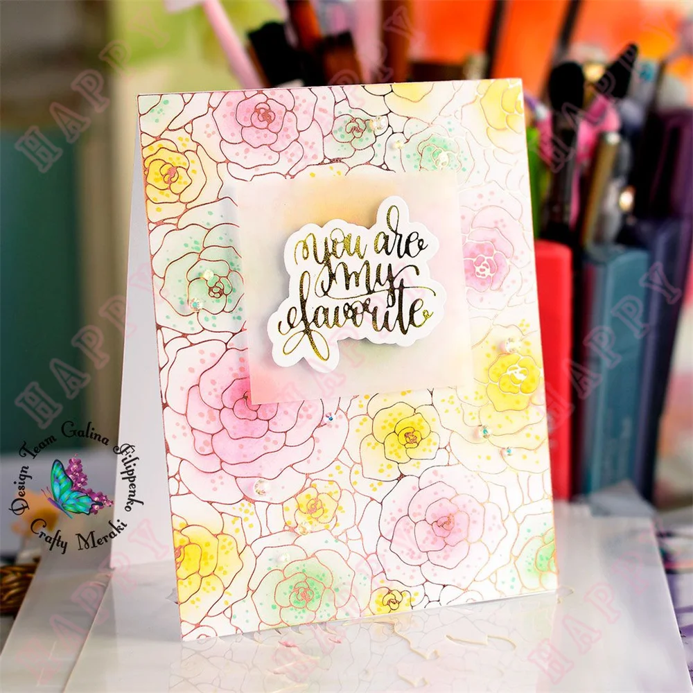 New Metal Cutting Dies Stamps Stencils Hot foil Forever Graceful Love Scrapbook Diary  Decoration Paper Craft Embossing Template