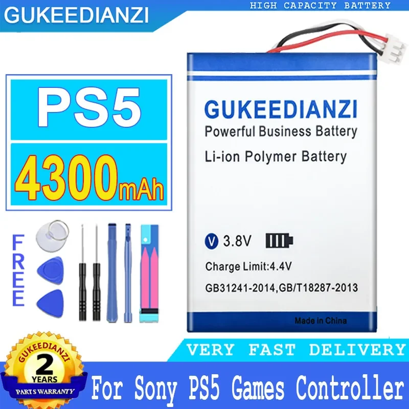 GUKEEDIANZI-PS5 for Controller Handle DualSense Game Controller, 4300mAh Battery, LIP1708