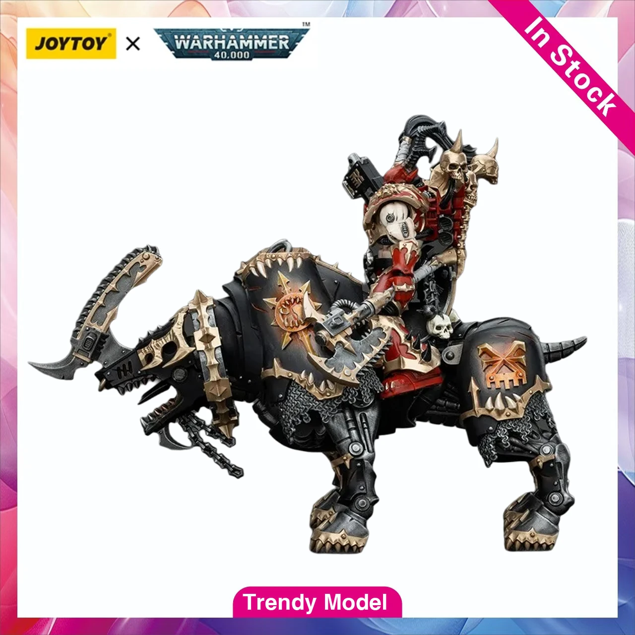 

【TM】 JOYTOY Warhammer 40K World Eaters Lord Invocatus, масштаб 1/18, фигурка, модель, игрушка, подарок