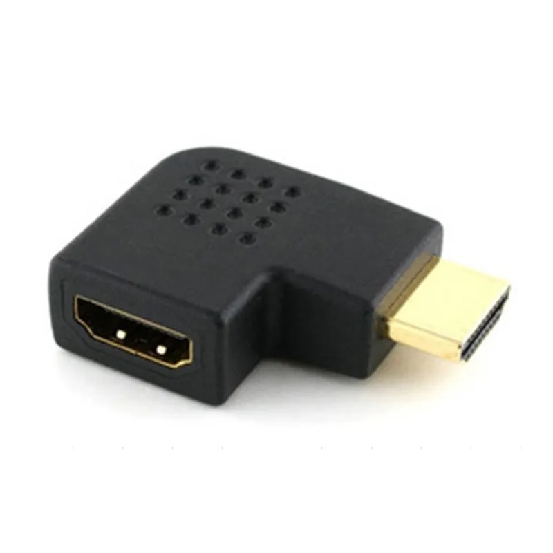 

10pcs HDMI male to HDMI female Adapter 90-Degree Left Connector Extender HDMI Converter for LCD minitor PC