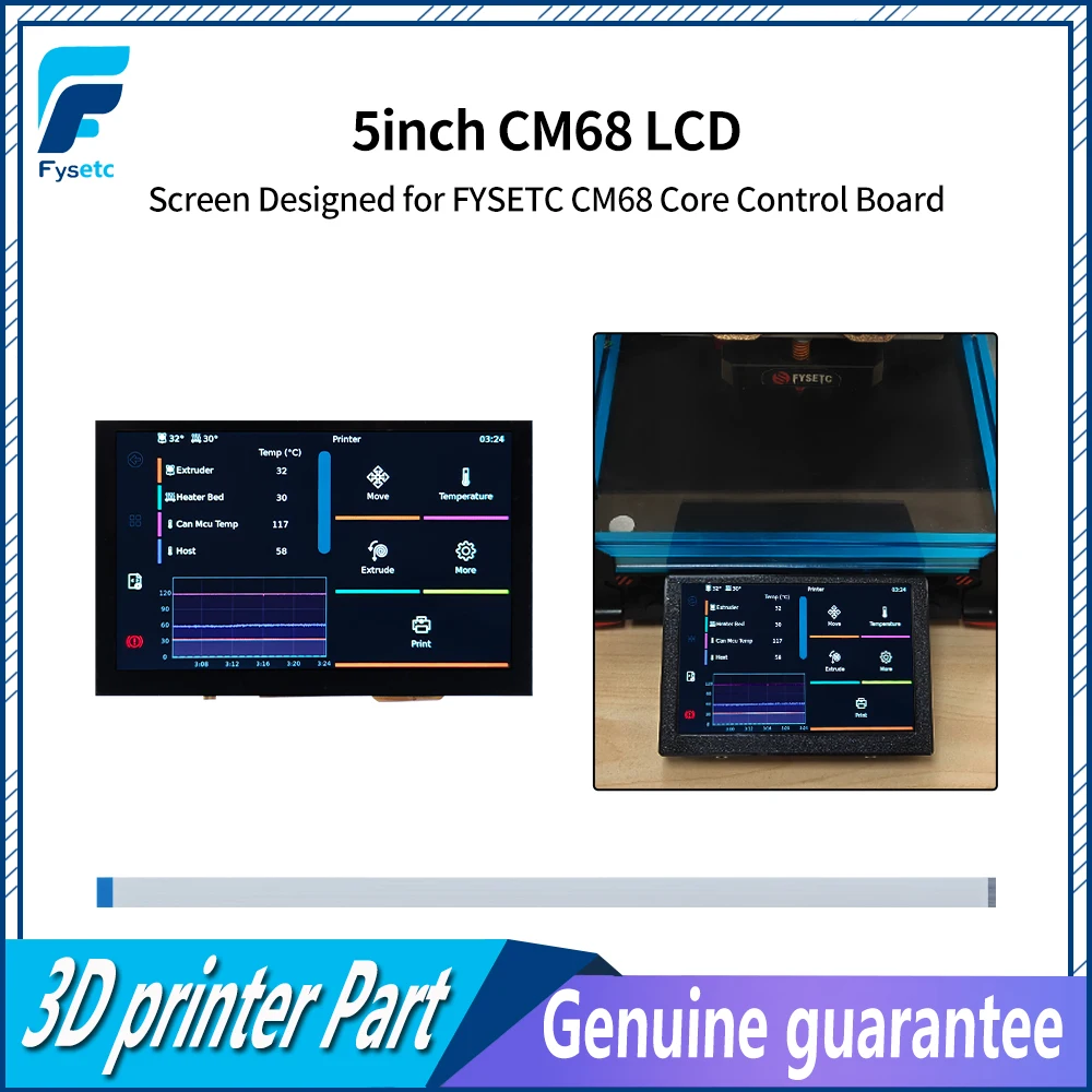 

Сенсорный экран управления FYSETC для экрана основной платы управления CM68 5-дюймовый для детали 3D-принтера