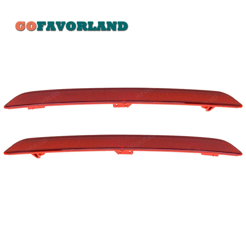 

Pair Left Right Rear Bumper Reflector Red Plastic 63147847234 63147847233 For BMW 428i 2014-2016 430i 435i 440i