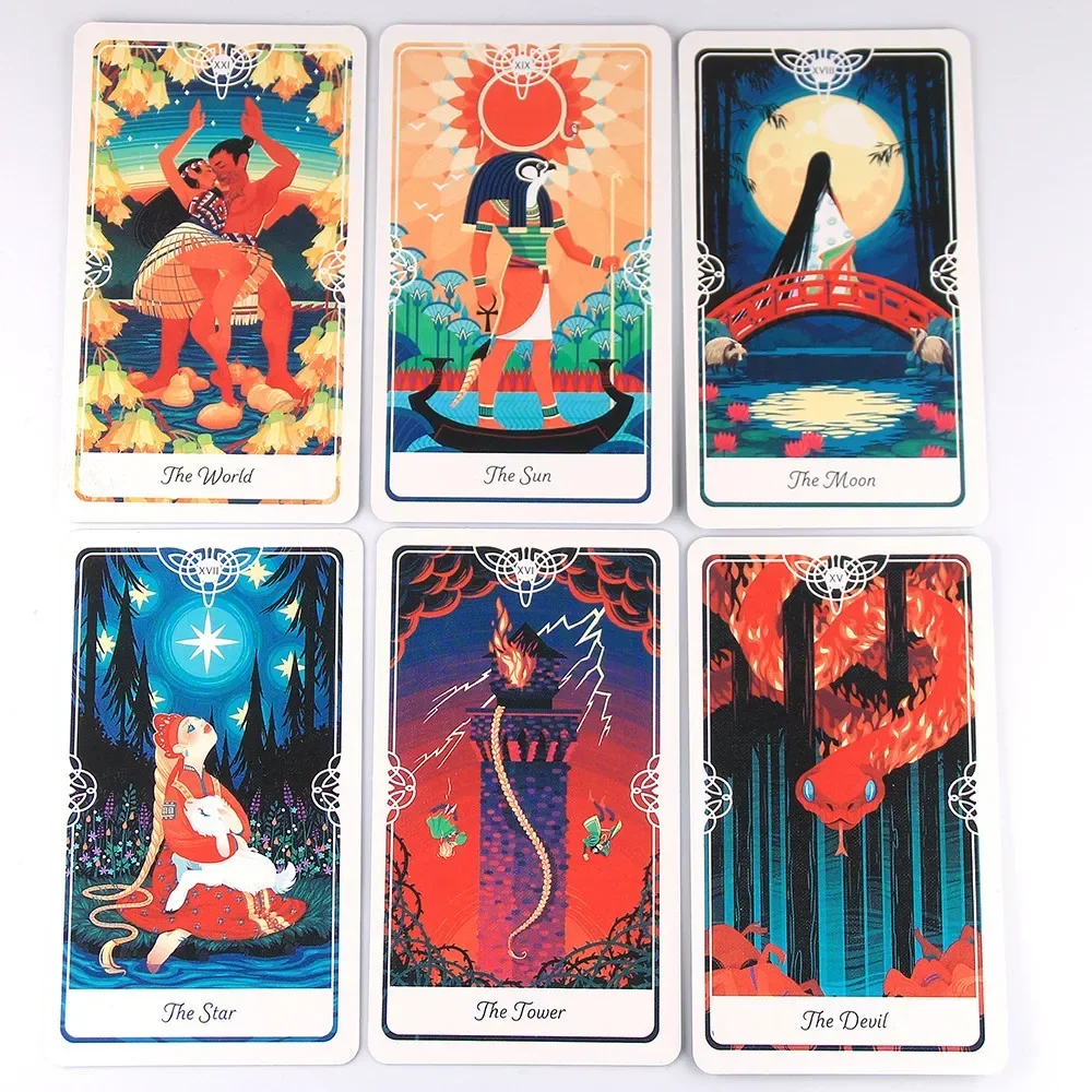 78 Tarot of the Divine gra karciana gra planszowa na imprezę wskazówki wróżenie los wyrocznia gra planszowa na imprezę