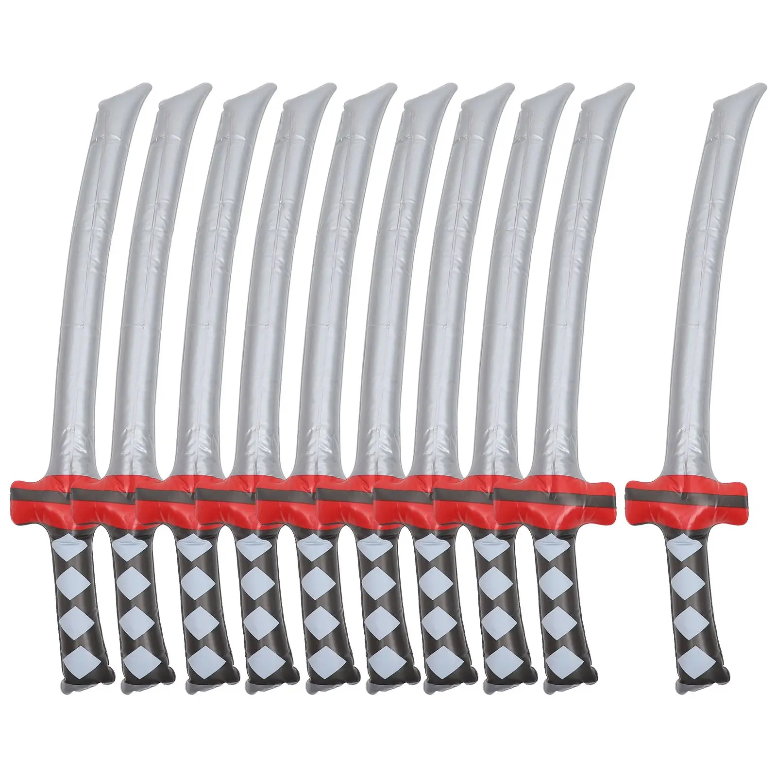 10 قطع من ألعاب القراصنة القابلة للنفخ للأطفال، دعامة تنكرية لإكسسوارات الحفلات الأوروبية والأمريكية