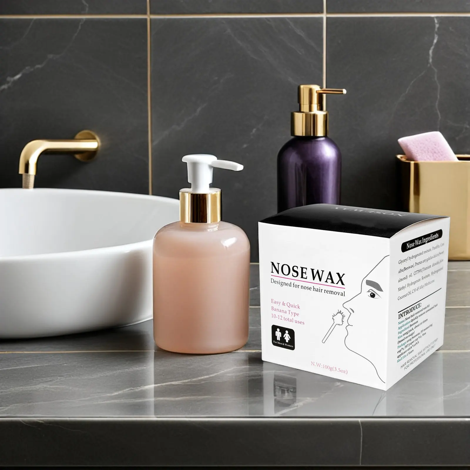 

Набор для депиляции воском, 20 шт., профессиональный, 100 г восковых гранул, для удаления волос в носу, безболезненный, натуральная формула, быстрый и эффективный эффект