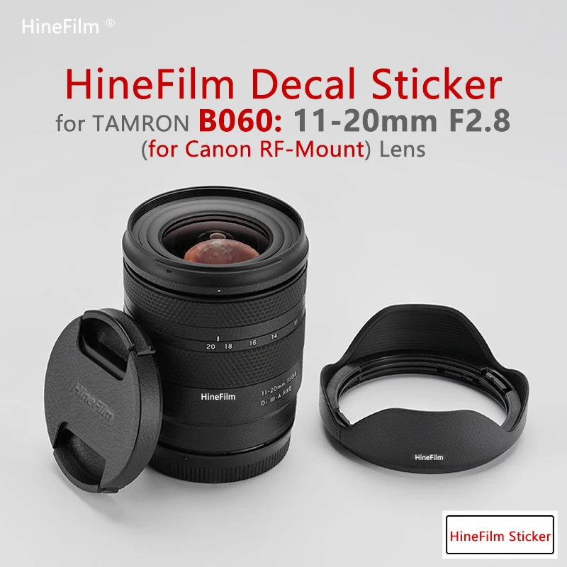 Hinefilm Skin for Tamron 11-20 f2.8 RF Mount Lens Skin 1120 Lens Sticker 11-20f2.8 Lens Sticker 11 20 Wrap Cover Film