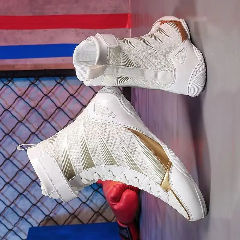 

Good Quality Men Wrestling Sneakers Professional Gym Training Shoes Mens Wearable Comfortable Boxing Fighting Boots man