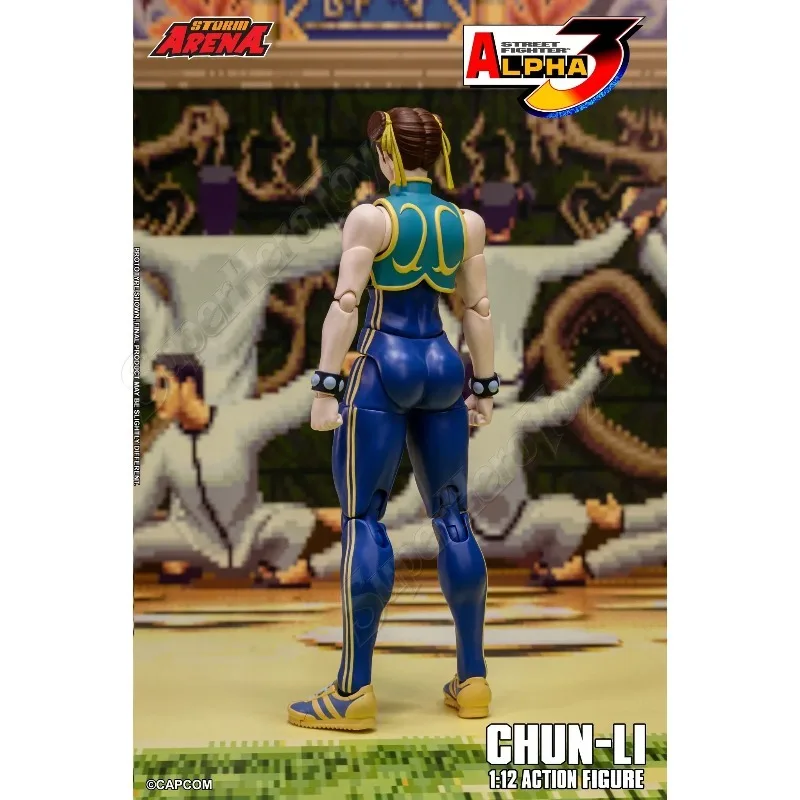 Street Fighter 3 Chun-Li 1/12 Scale Articulated Action Figure - Pre-Order Collectible Toy by Storm Toys