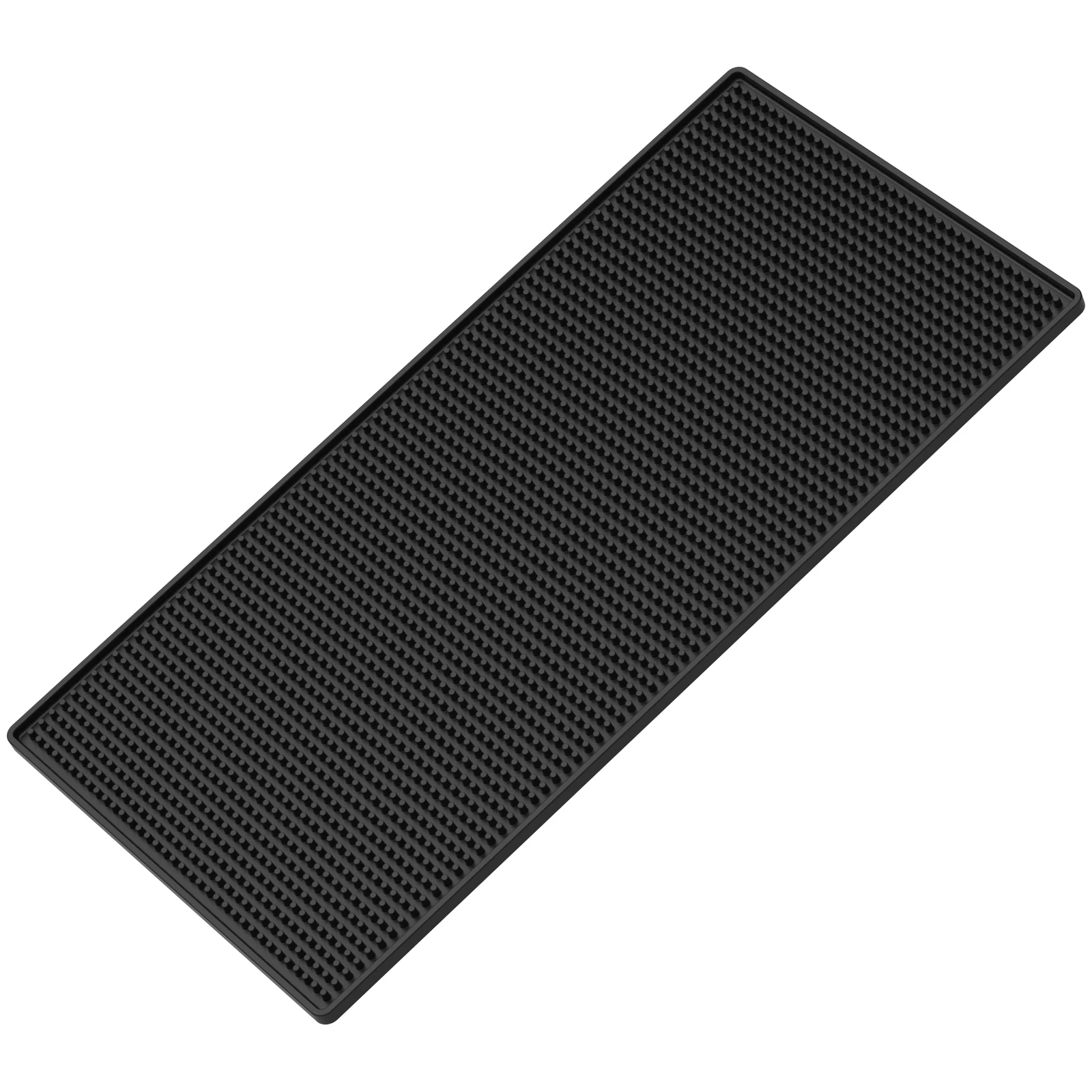 Plastic Coffee Mat Large Rectangle Shape Coffee Bar Mat Anti Slip Coffee Counter Mat Easy to Clean Heatproof Coffee Maker Mat