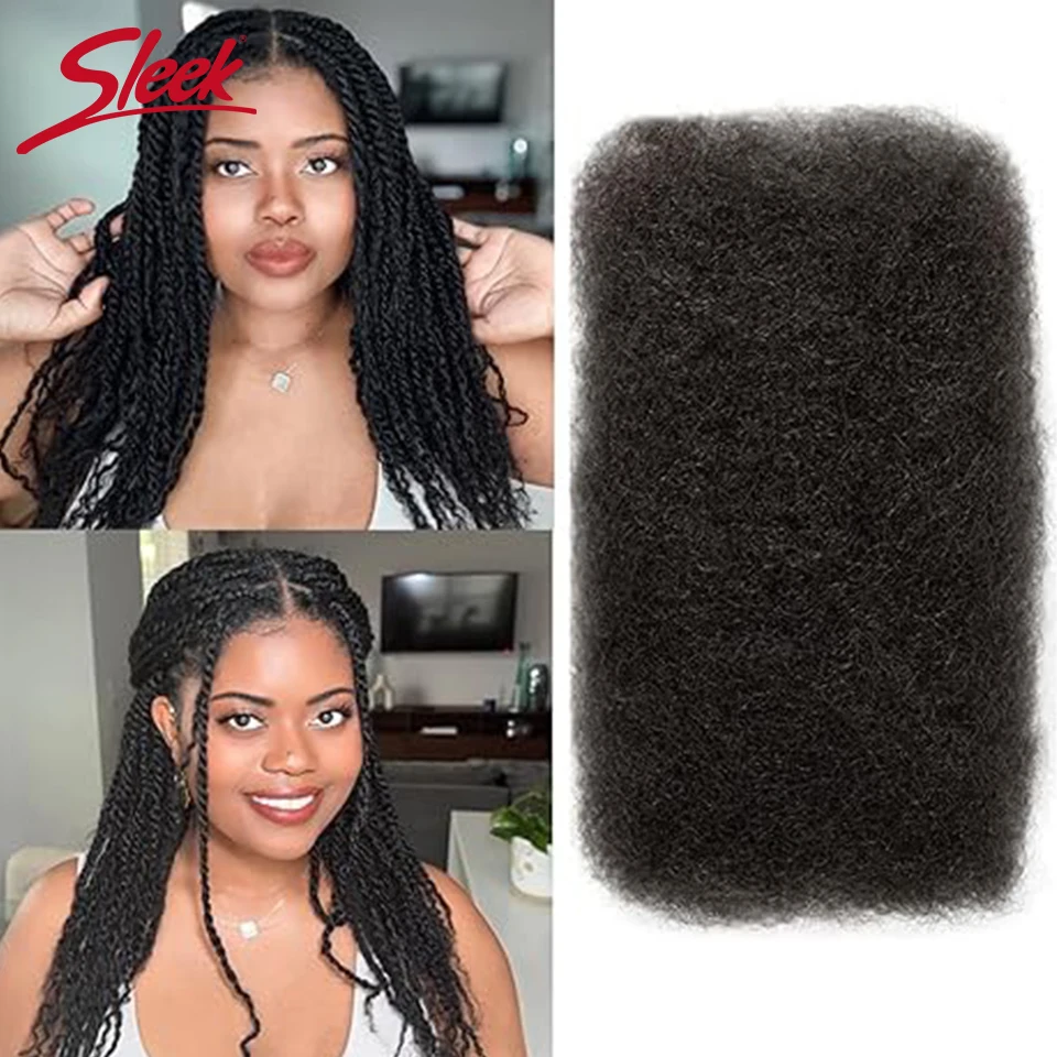 

Peruvian Afro Kinky Curly Bulk Human Hair For Braid Twists Curly Hair Extension Hair for Dreadlock Extension QVR Dreadlocks