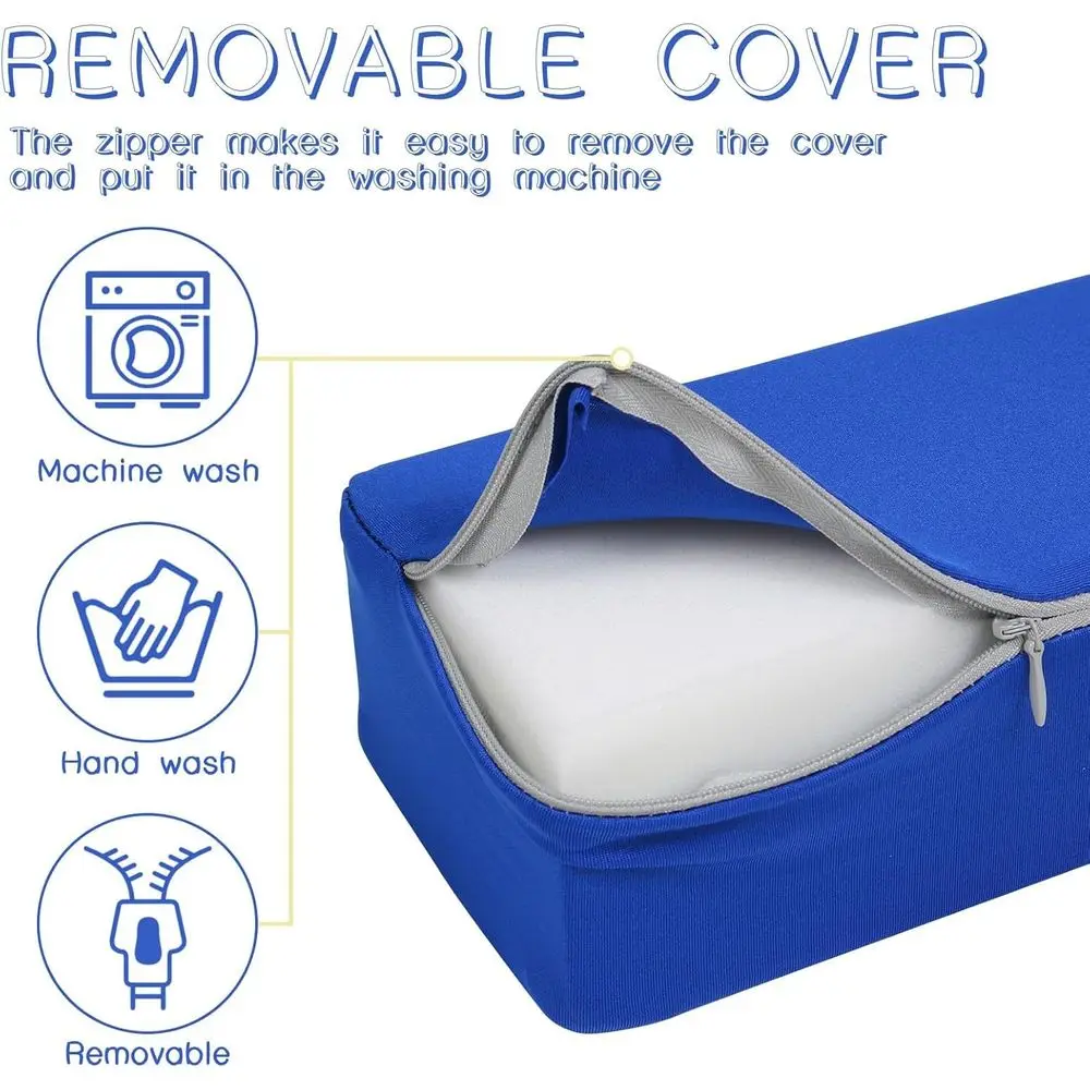 12-Piece Fabric-Covered Toddler Building Blocks Set - Soft, Colorful Stacking Blocks for Kids' Play and Learning - Blue