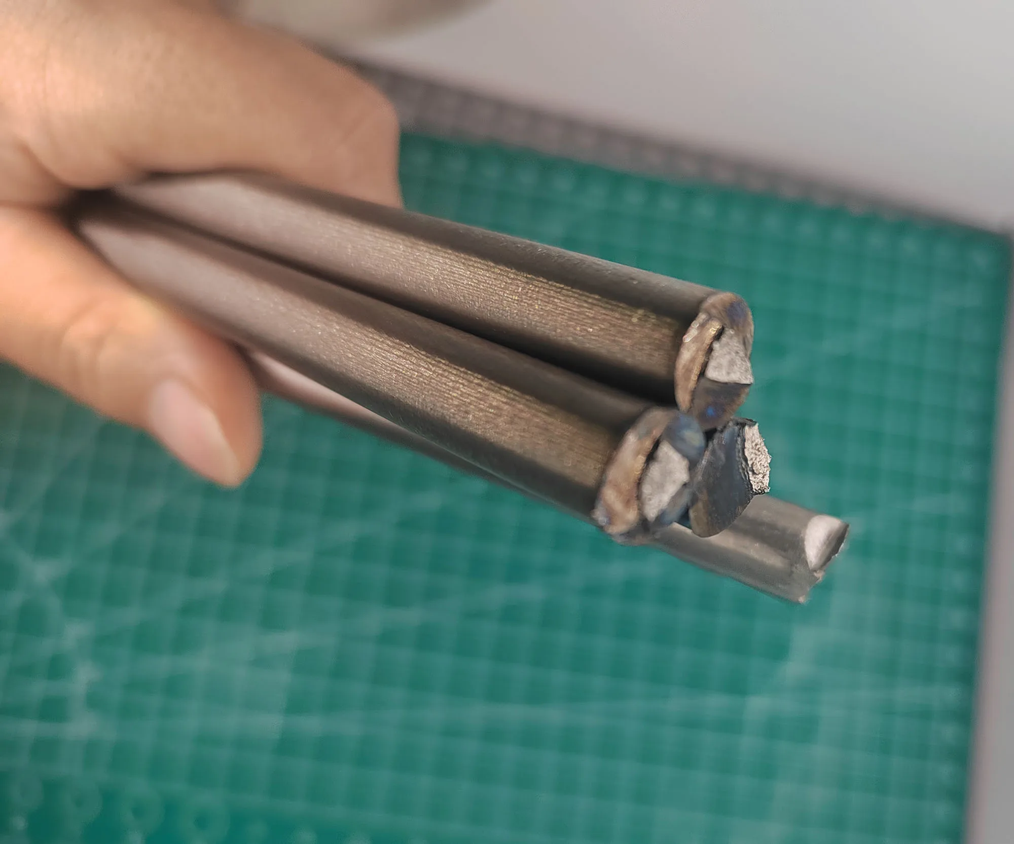 Imagem -04 - Timascus Titânio Damasco Rod Matéria-prima Ferramenta Edc 10 mm Diâmetro pc