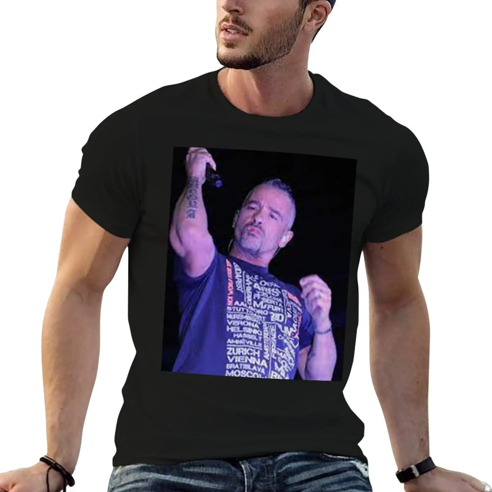 

Eros Ramazzotti - Album T-Shirt vintage anime shirt oversizeds anime clothes vintage t shirts shirts men