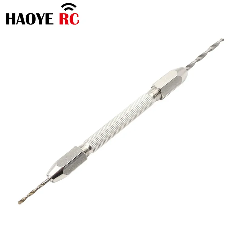 Haoye 1 Pc L110MM 4 Head 1.0mm-2.00mm Drill / Pin Vice RC Tool Set Repair Tools For RC Plance Replacement Accessories