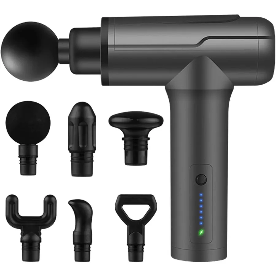 

Рождественский подарок на День Благодарения для женщин, мужчин, папа, мама: электрический массажный пистолет для глубоких тканей и спины с массажером для шеи от боли