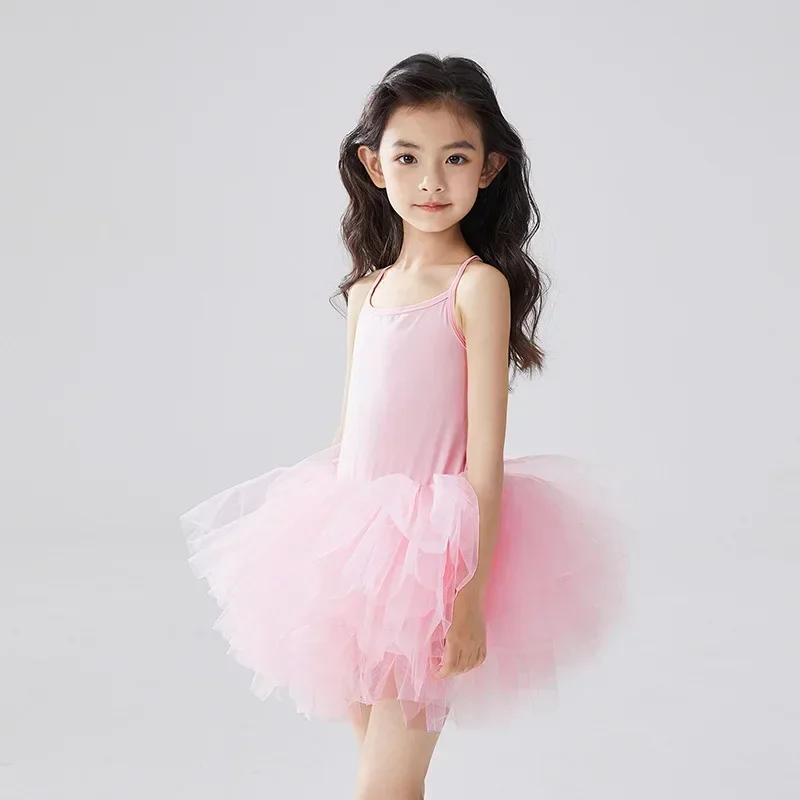 New Girl Ballet TuTu Dress 2-8 Ys Fashion Professional Kids Dancing Party Dress Performance Costume Princess Wedding Dress image 4