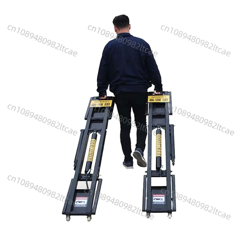 Car Lift Low Mobile Portable Scissor Lift Auto Lift Platform Quick Repair Shop Home